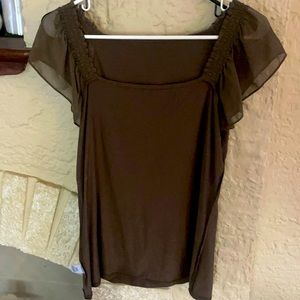 Sheer Sleeve Top